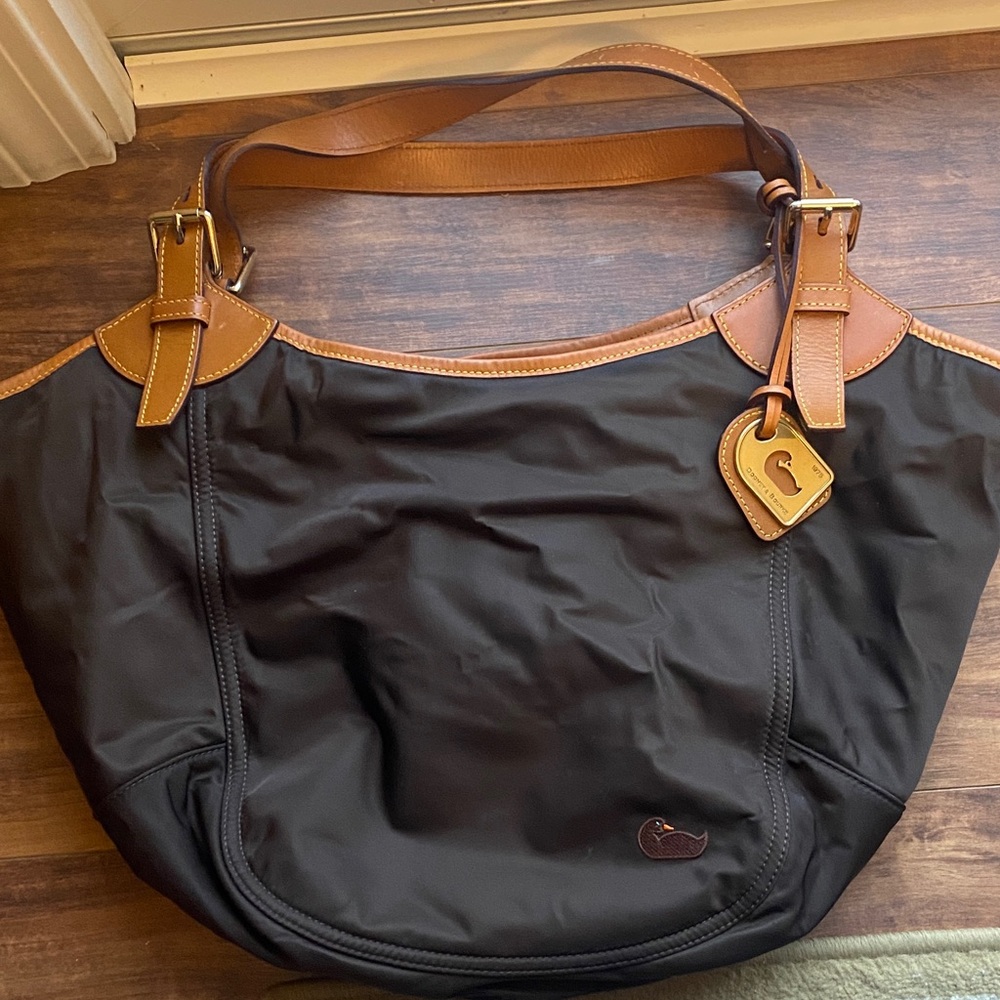 Dooney & Bourke brown and hot pink Women's Bag